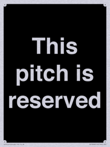 This pitch is reserved